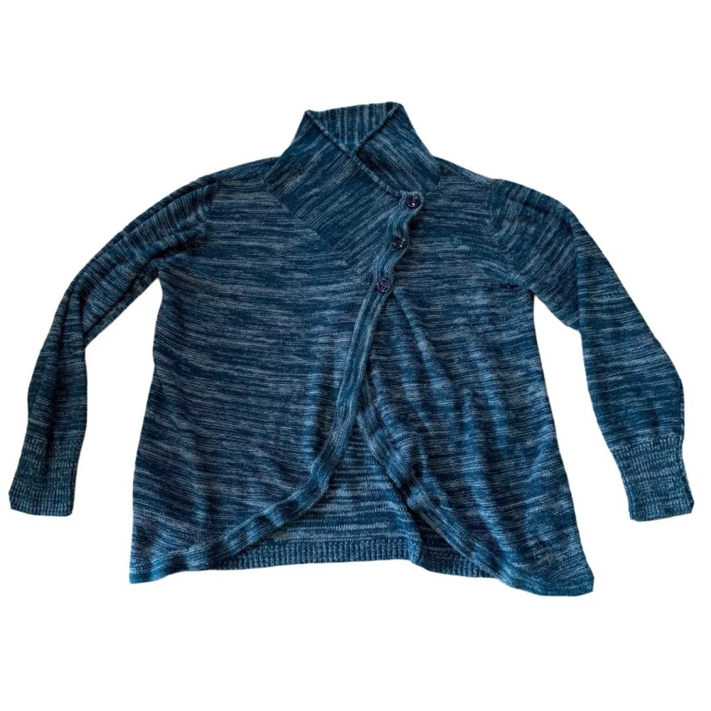 Great Northwest Indigo Sweater Top Blue Womens XL